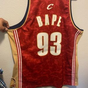 Bape x mitchell&ness Cleveland jersey